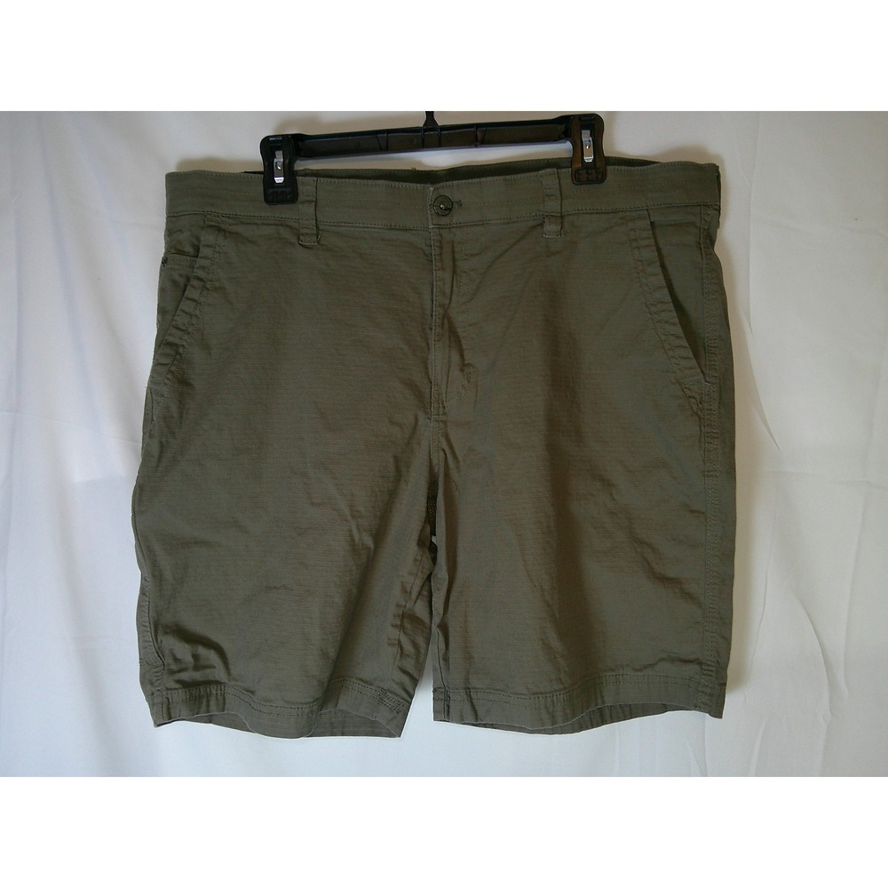 Weatherproof Vintage Mens Walnut Utility Shorts W3S223SC Size 38 Olive Green